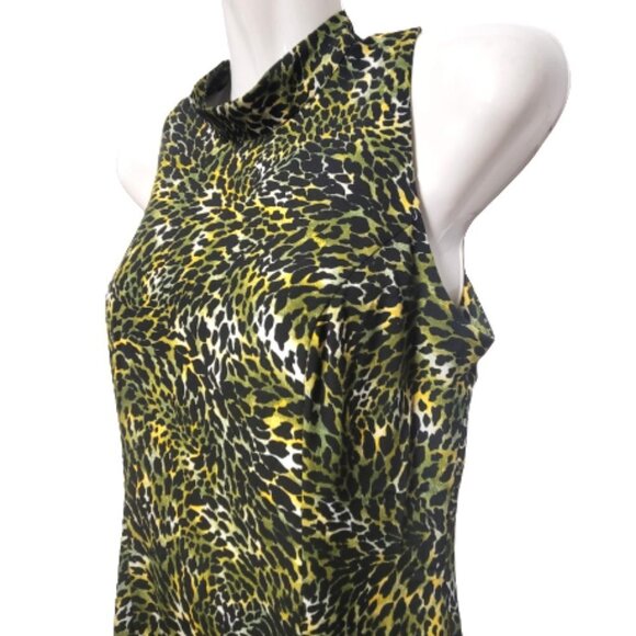 Women's Animal Print Maxi Sleeveless Long Dress Party Gown- XS/S - Picture 2 of 15